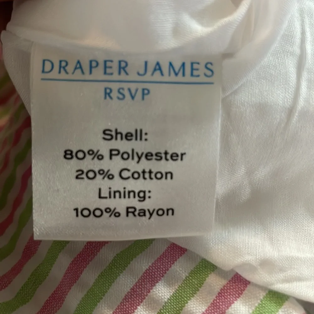 NWT Draper James Flutter Sleeve Top. Large - Picture 9 of 9